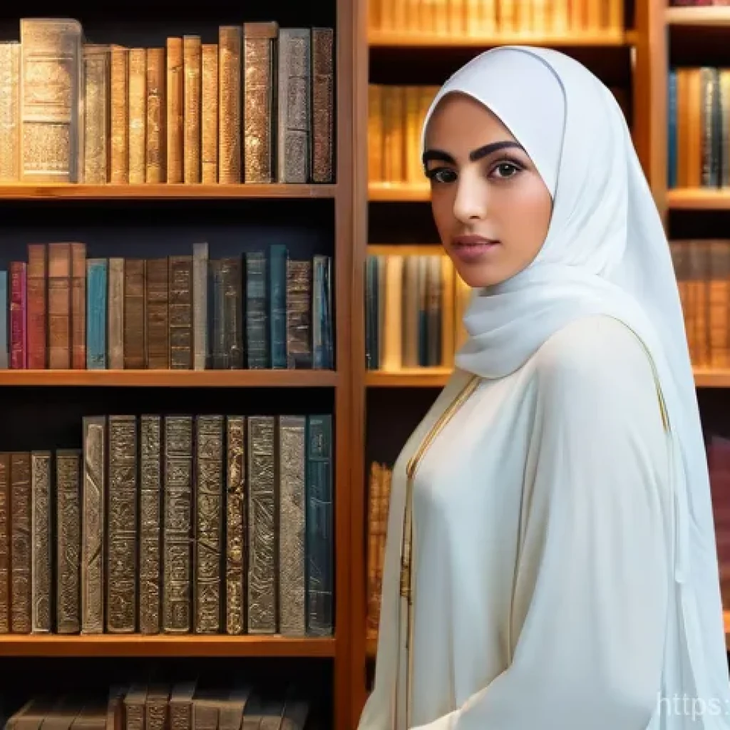 지적재산권 실무와 협력 사례 공유 - **Prompt 1: The Fortress of Ideas**
    A captivating, medium-shot portrait of a young Arab woman, i...